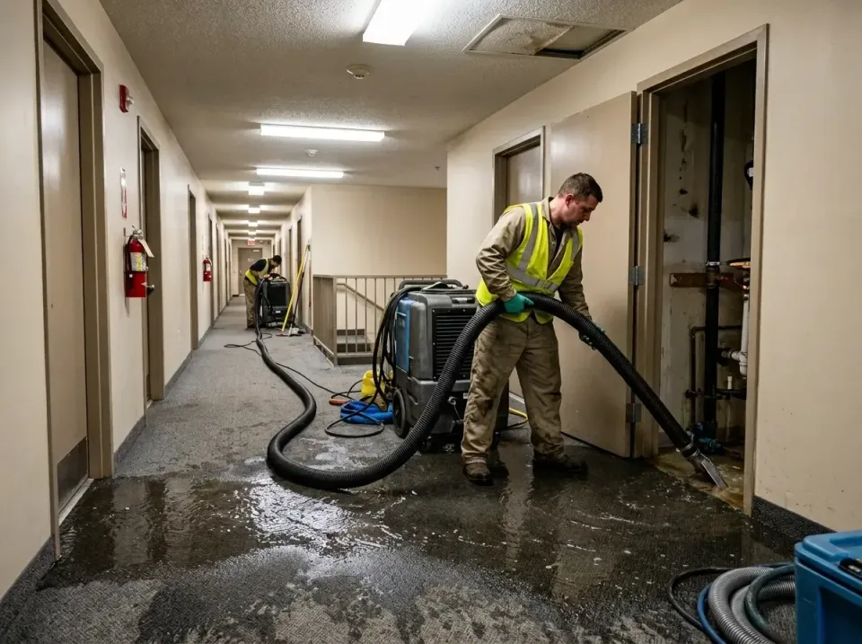 multi-unit-apartment-hallway-f-005 — frequently asked questions, Emergency Burst Pipe Water Extraction & Removal in Chehalis…